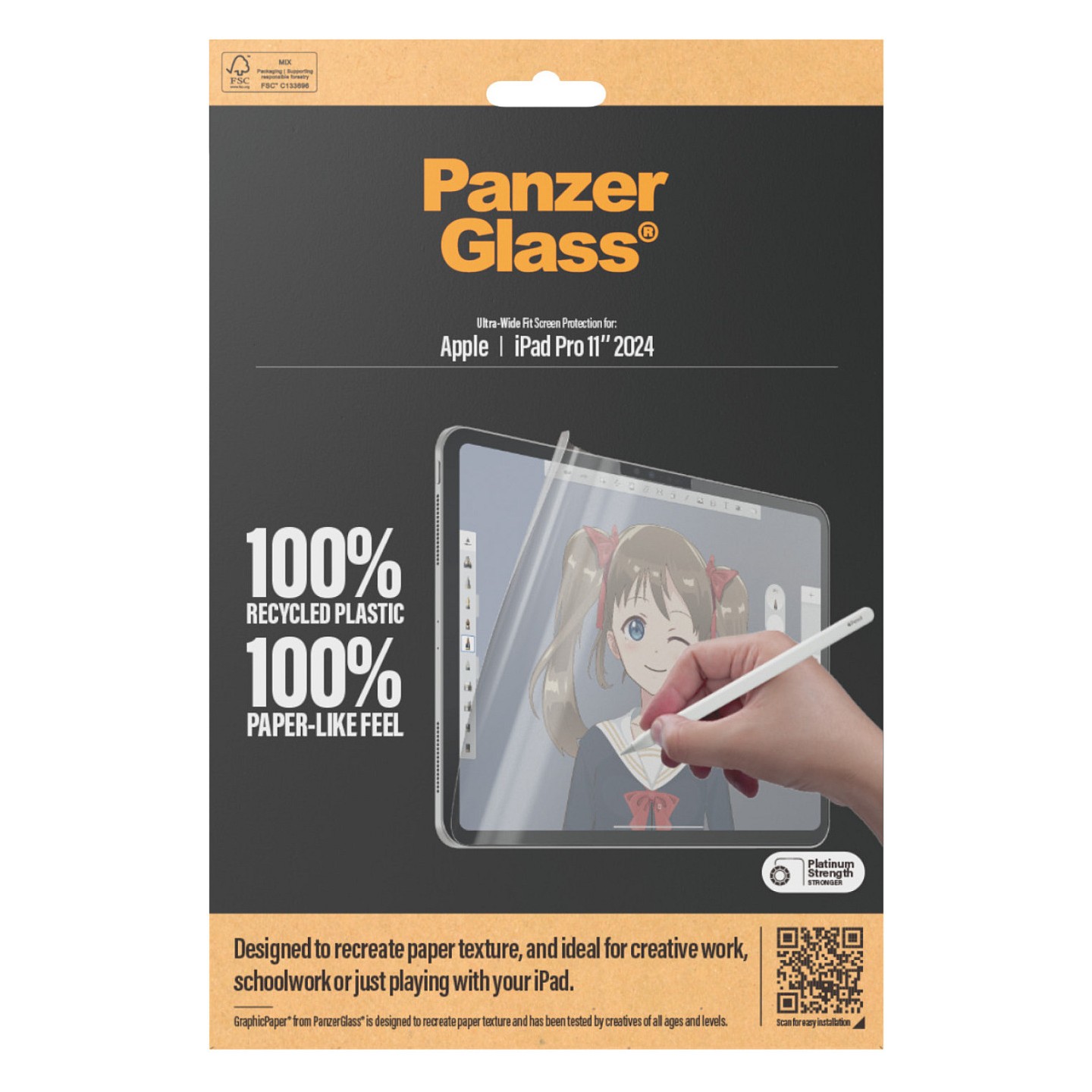 PanzerGlass GraphicPaper Screen Protector iPad Pro11' 2024 UWF — Buy in Cyprus with Fast Delivery