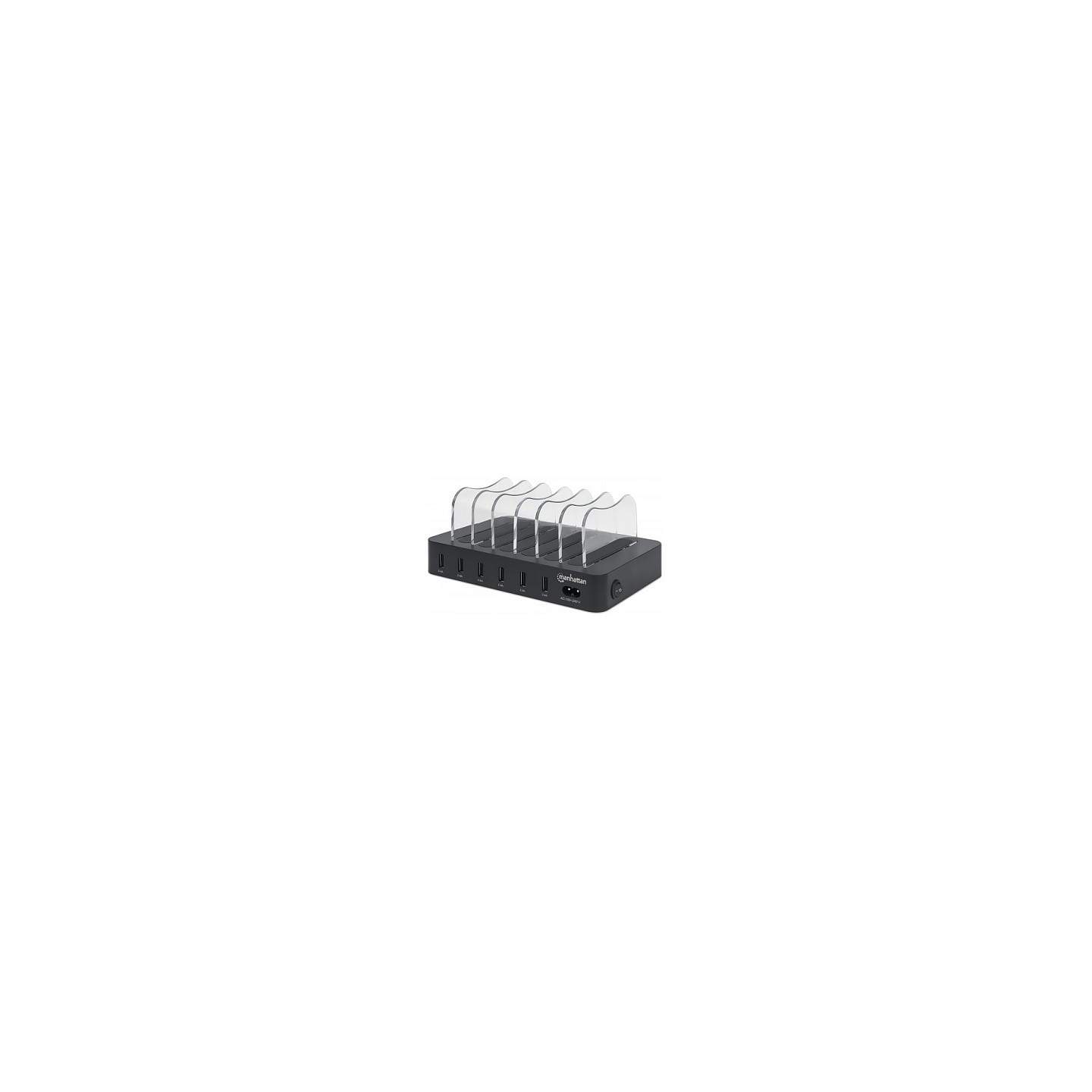 MANHATTAN 6-Port USB-Ladestation USB-A-Ports 2.4 A 5 V 55W — Buy in Cyprus with Fast Delivery