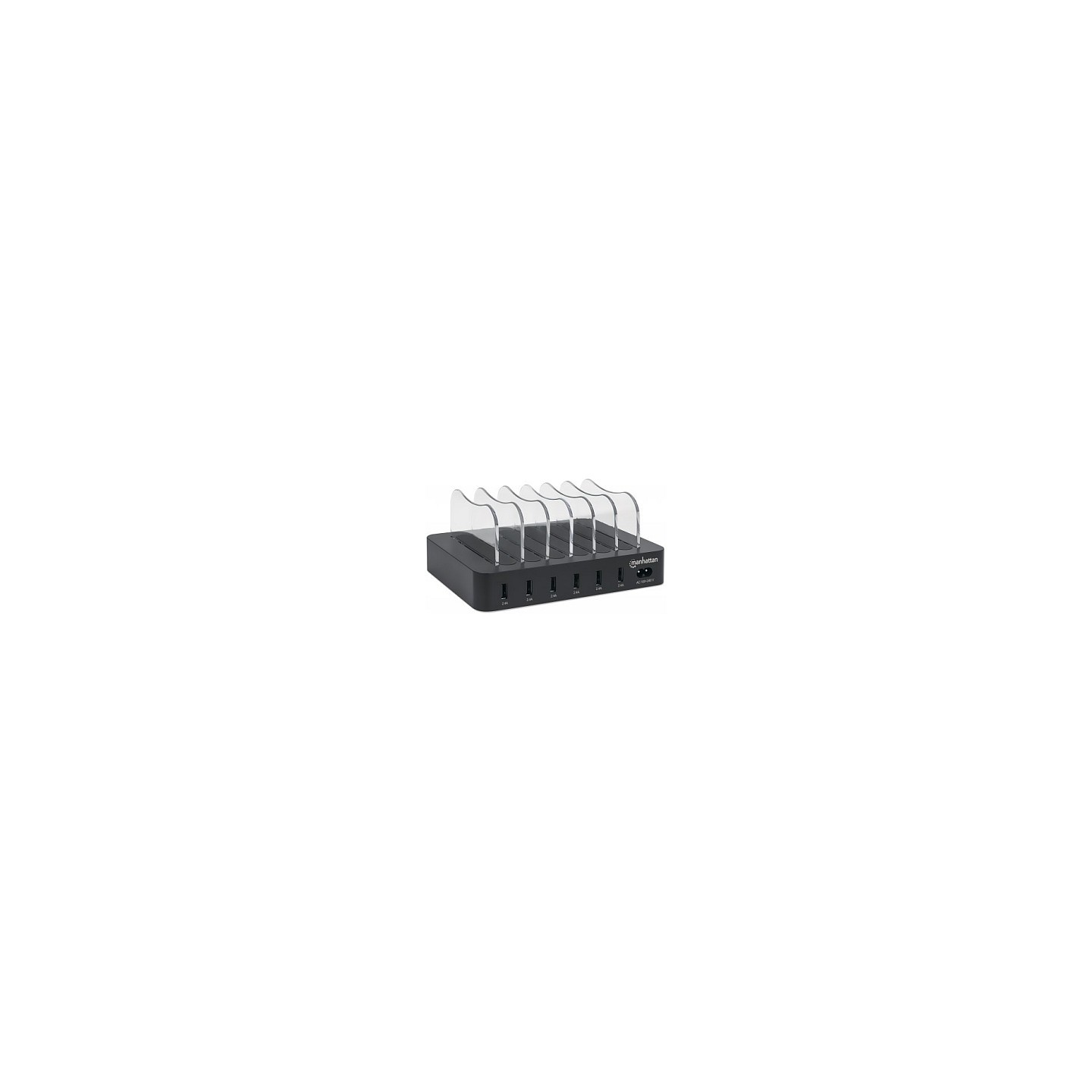 MANHATTAN 6-Port USB-Ladestation USB-A-Ports 2.4 A 5 V 55W — Buy in Cyprus with Fast Delivery