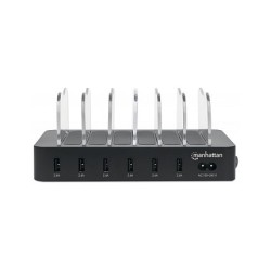 MANHATTAN 6-Port USB-Ladestation USB-A-Ports 2.4 A 5 V 55W — Buy in Cyprus with Fast Delivery