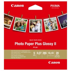 Canon PP-201 13x13 cm 20 Blatt Photo Paper Plus Glossy II 265 g — Buy in Cyprus with Fast Delivery