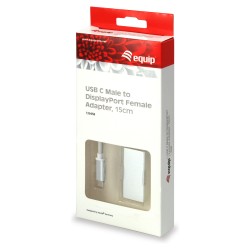 Equip Adapter USB-C - to DisplayPort 4K60Hz 0.15m si — Buy in Cyprus with Fast Delivery