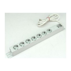 Rittal Steckdosenleiste 48.3cm 7fach ohne Schalter 230V 16A — Buy in Cyprus with Fast Delivery