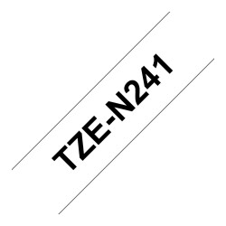 BROTHER P-Touch TZE-N241 schwarz auf weiss 18mm — Buy in Cyprus with Fast Delivery