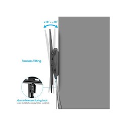 MANHATTAN TV-Wandhalterung fr Grossbildschirme von 152.4 bis 304.8cm von 60 bis 120Zoll und bis zu 120kg + -10 Grad n...