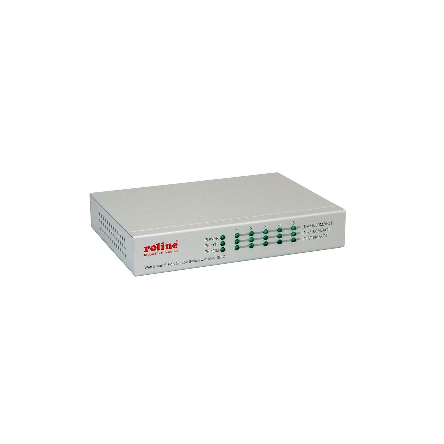 ROLINE Gigabit Ethernet Switch 6 Ports (5x 10 100 1000 + 1x SFP). WebSmart — Buy in Cyprus with Fast Delivery