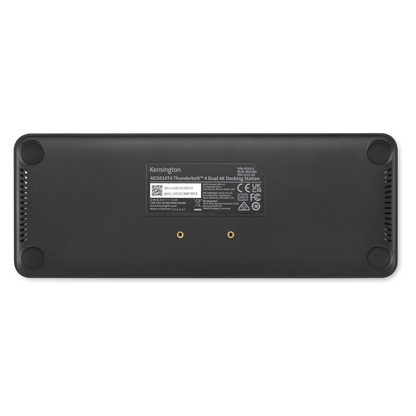 Kensington Dockingstation SD5760T Thunderbolt 4 Dual4K — Buy in Cyprus with Fast Delivery