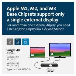 Kensington Dockingstation SD5760T Thunderbolt 4 Dual4K — Buy in Cyprus with Fast Delivery