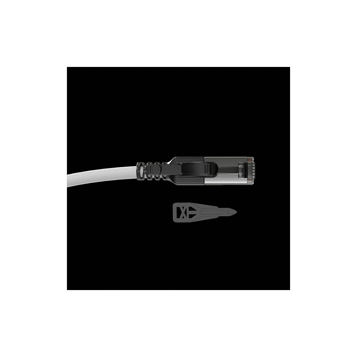 LINDY Patchkabel Cat.6A S FTP grau 1m verriegelbar — Buy in Cyprus with Fast Delivery
