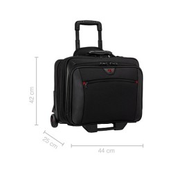 WENGER Potomac 43.2cm 17Zoll Trolley schwarz (mit herausnehmbarer Notebooktasche 40.6cm 16Zoll)