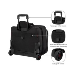 WENGER Potomac 43.2cm 17Zoll Trolley schwarz (mit herausnehmbarer Notebooktasche 40.6cm 16Zoll)