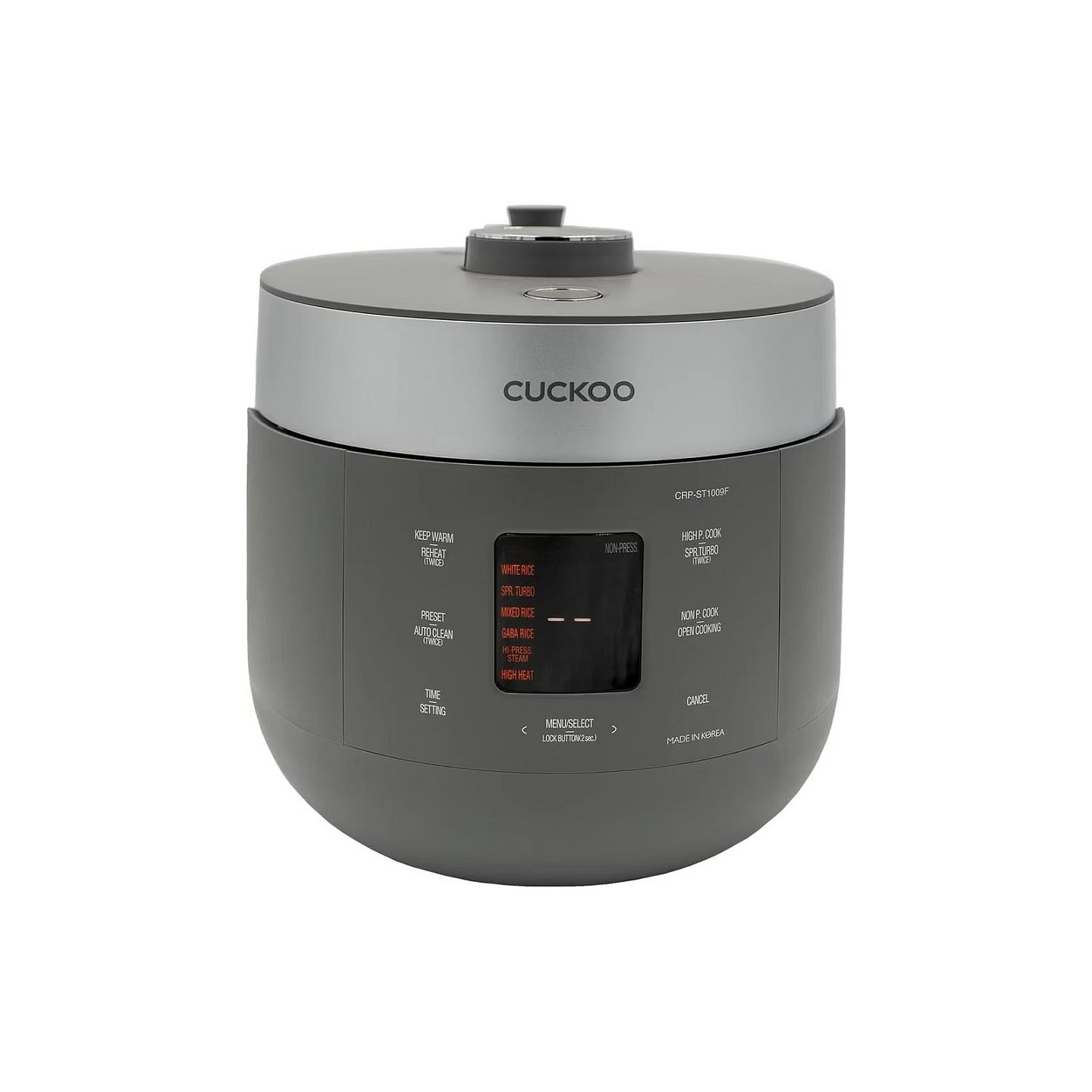 Cuckoo Reiskocher 1.80l CRP-ST1009F Twin Pressure grau — Buy in Cyprus with Fast Delivery