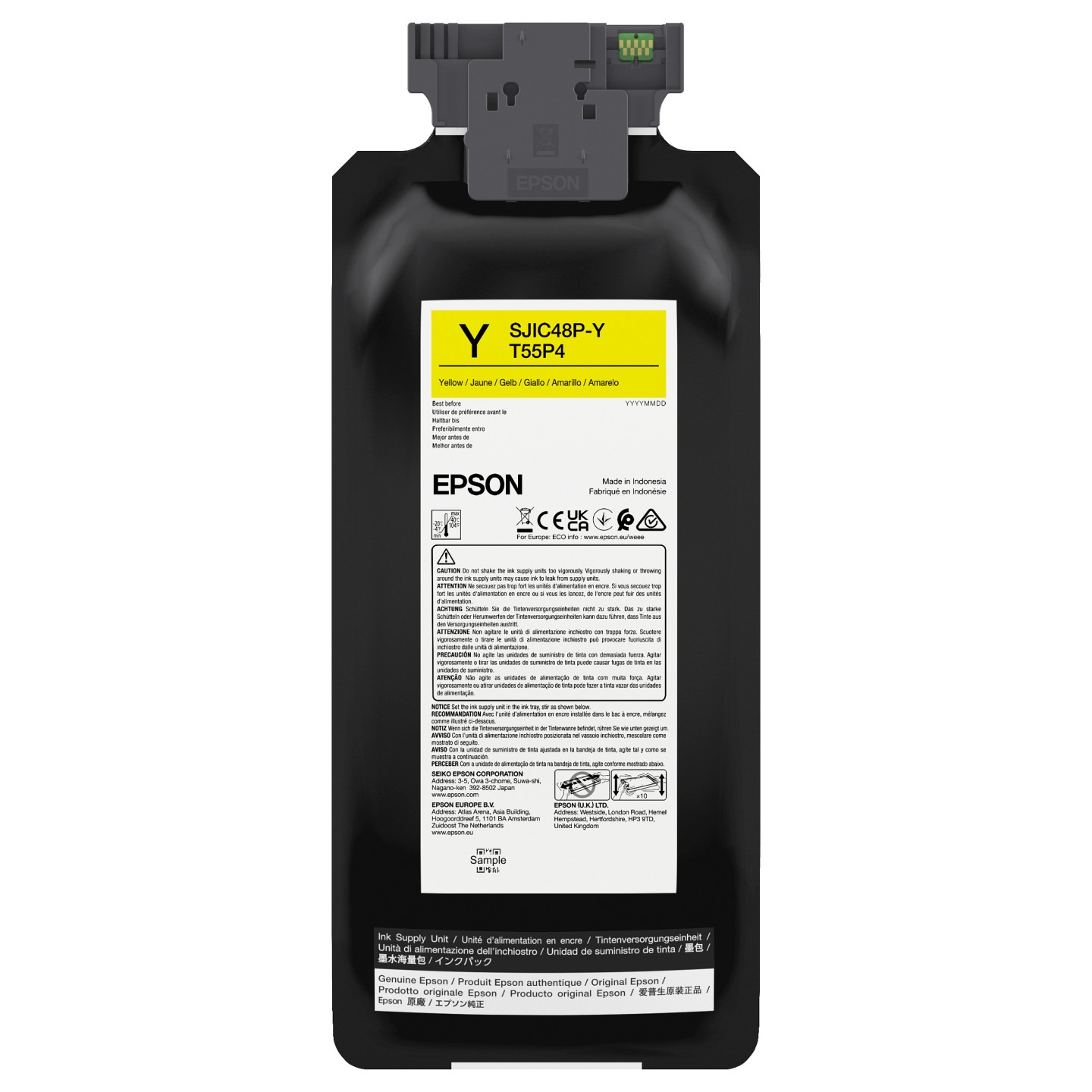 EPSON Tinte gelb 480ml CW C8000 — Buy in Cyprus with Fast Delivery
