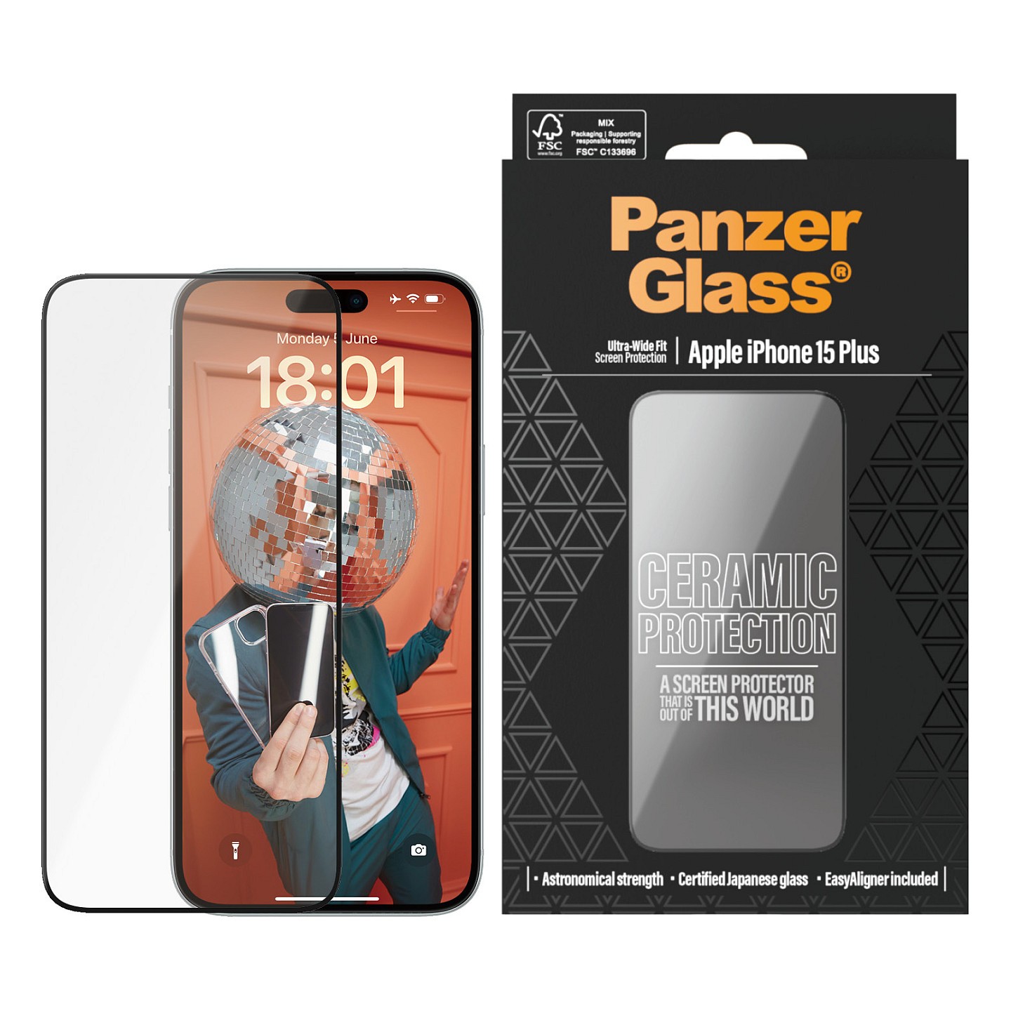 PanzerGlass Ceramic Protection f. iPhone 15 Plus Ultra-Wide F. — Buy in Cyprus with Fast Delivery