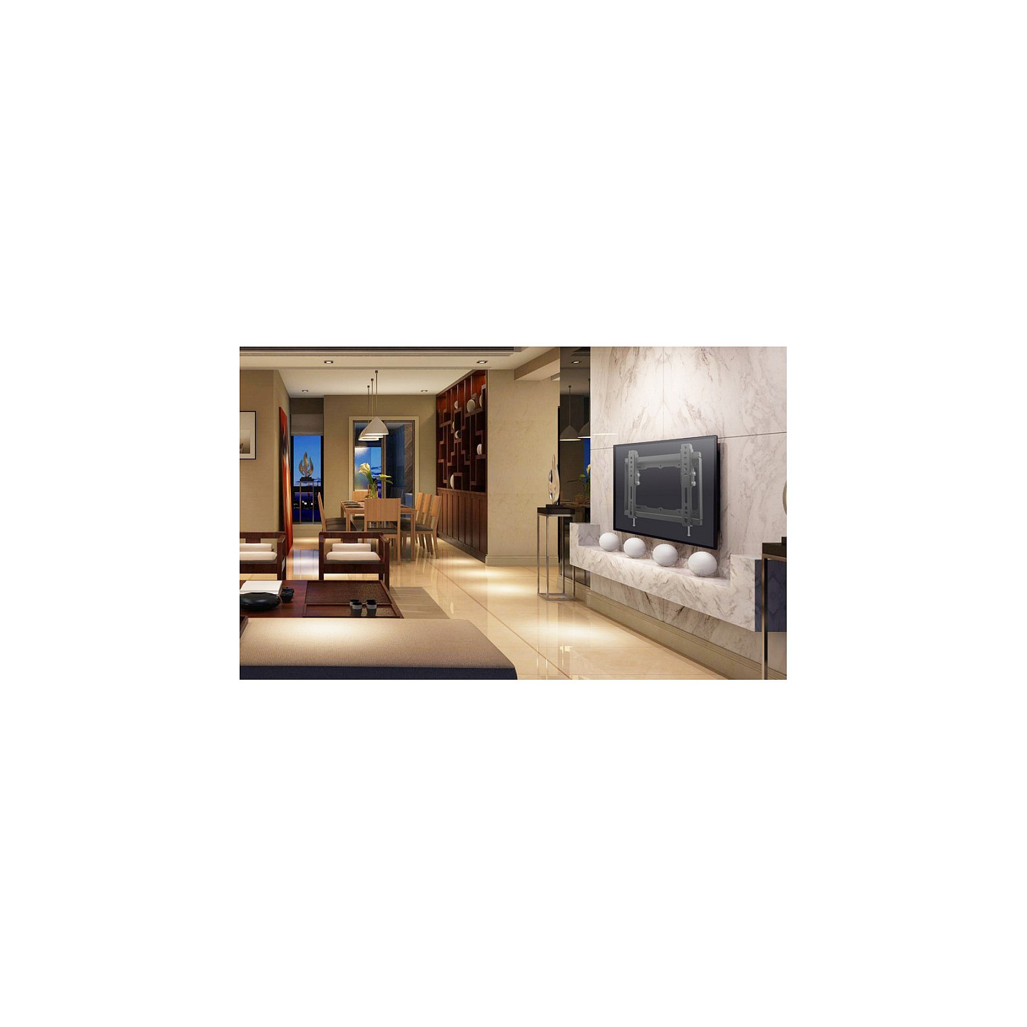 Equip Wandhalterung 23'-43' 1TFT neigbar 1Gelenk 35Kg sw retail — Buy in Cyprus with Fast Delivery