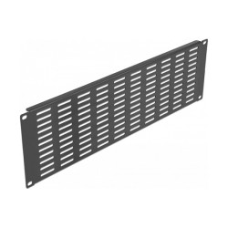 19? Netzwerkschrank Panel mit Lüftungsschlitzen horizontal 3 HE schwarz — Buy in Cyprus with Fast Delivery