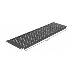 19? Netzwerkschrank Panel mit Lüftungsschlitzen horizontal 3 HE schwarz — Buy in Cyprus with Fast Delivery