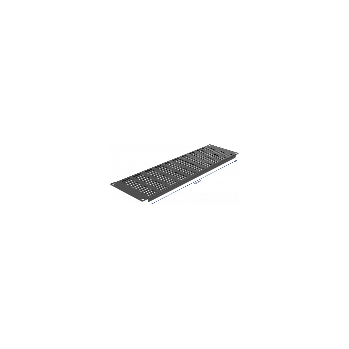 19? Netzwerkschrank Panel mit Lüftungsschlitzen horizontal 3 HE schwarz — Buy in Cyprus with Fast Delivery