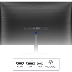 Buy Philips E-Line 245E1S - 24" (23.8") QHD 2560x1440 IPS 75Hz 4ms HDMI/DP/VGA -... in Cyprus, Nicosia, Limassol, Larnaka, Pafos