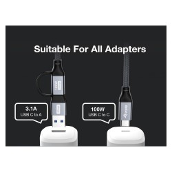 Equip Kabel USB-C 3.2 - to C A St St 2.00m 20Gbps schwarz — Buy in Cyprus with Fast Delivery