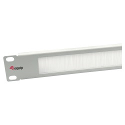 Equip Kabeldurchführung 10' 1HE Bürstenplatte grau — Buy in Cyprus with Fast Delivery