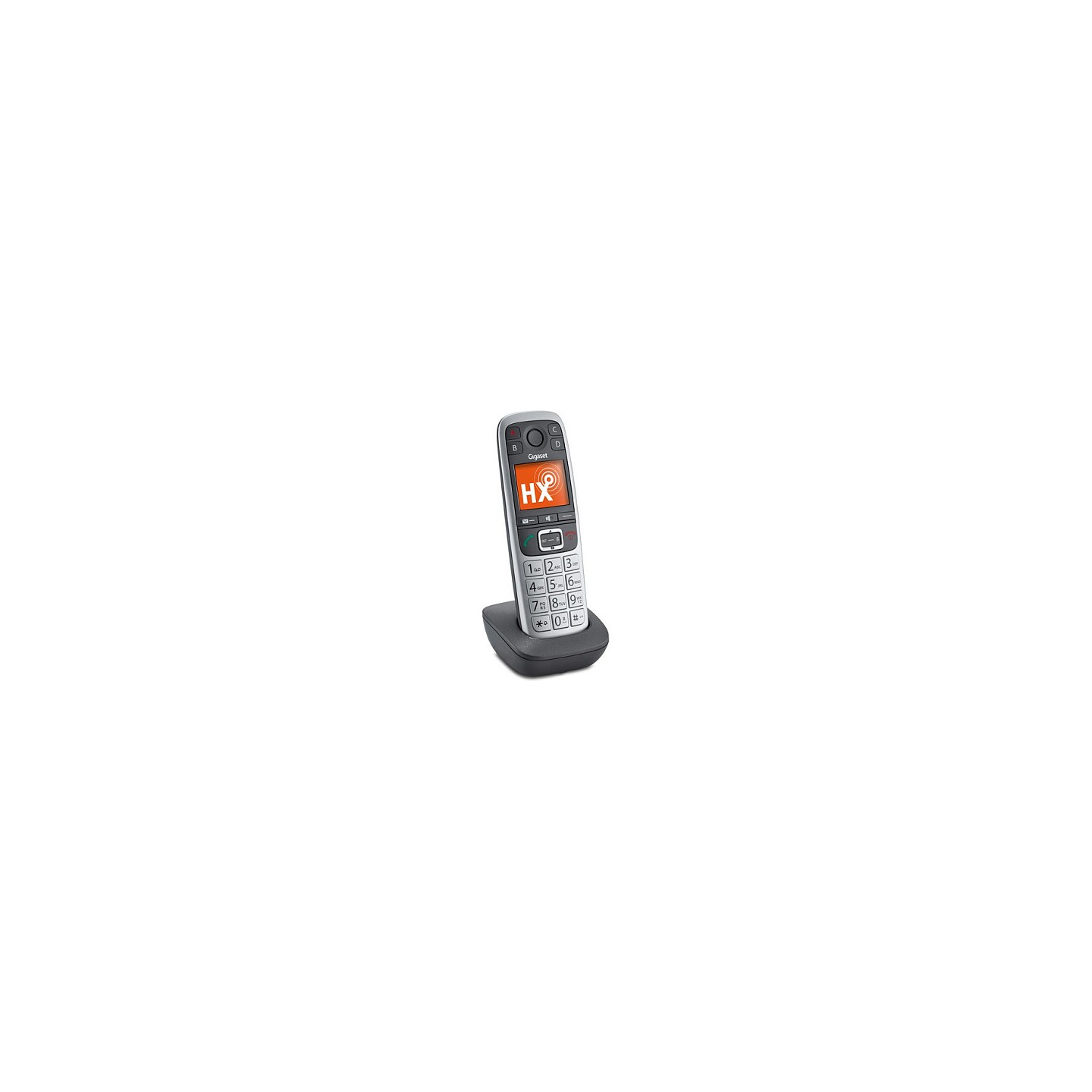 Gigaset E560HX int. Grotasten Mobilteil mit Ladeschale - platin — Buy in Cyprus with Fast Delivery
