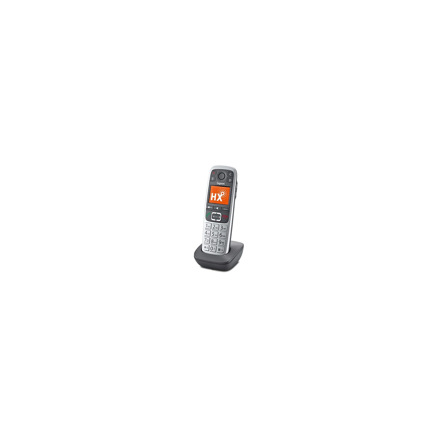 Gigaset E560HX int. Grotasten Mobilteil mit Ladeschale - platin — Buy in Cyprus with Fast Delivery