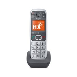 Gigaset E560HX int. Grotasten Mobilteil mit Ladeschale - platin — Buy in Cyprus with Fast Delivery