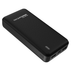RealPower PB-20000 SE Powerbank. 20000mAh externer Akku Ladegerät mit 2 USB Ports. USB C EIN- Ausgang Inkl. USB-C Lad...