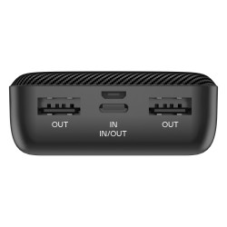 RealPower PB-20000 SE Powerbank. 20000mAh externer Akku Ladegerät mit 2 USB Ports. USB C EIN- Ausgang Inkl. USB-C Lad...