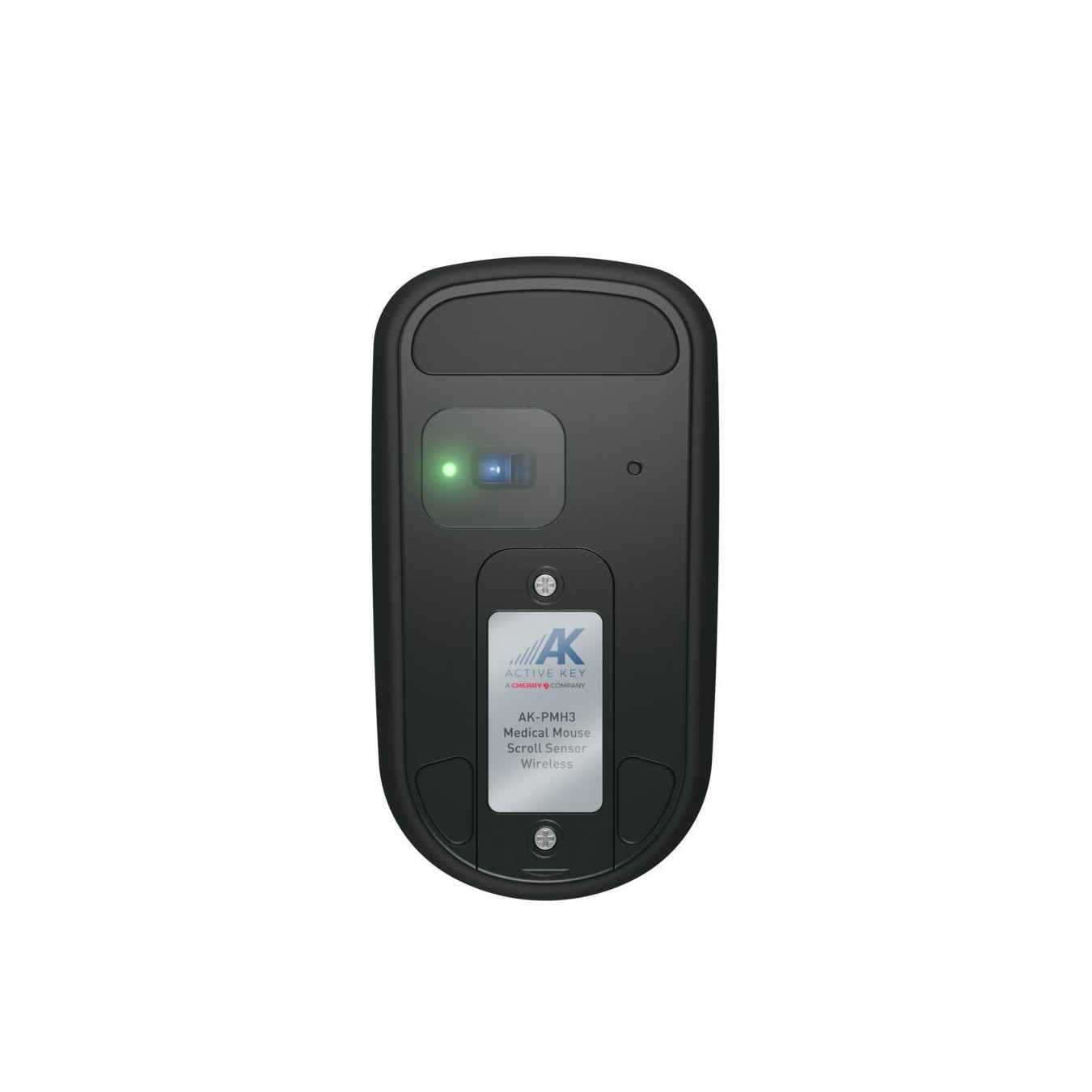 CHERRY AK-PMH3 Medical Ambidextrous Wireless Mouse - IP68 Sealed, 2.4 GHz RF, 1000 DPI, Black
