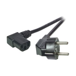 EFB Netzkabel Schutzkontakt 90°-C13 90°.sw.3.0m.3x1.00mm — Buy in Cyprus with Fast Delivery