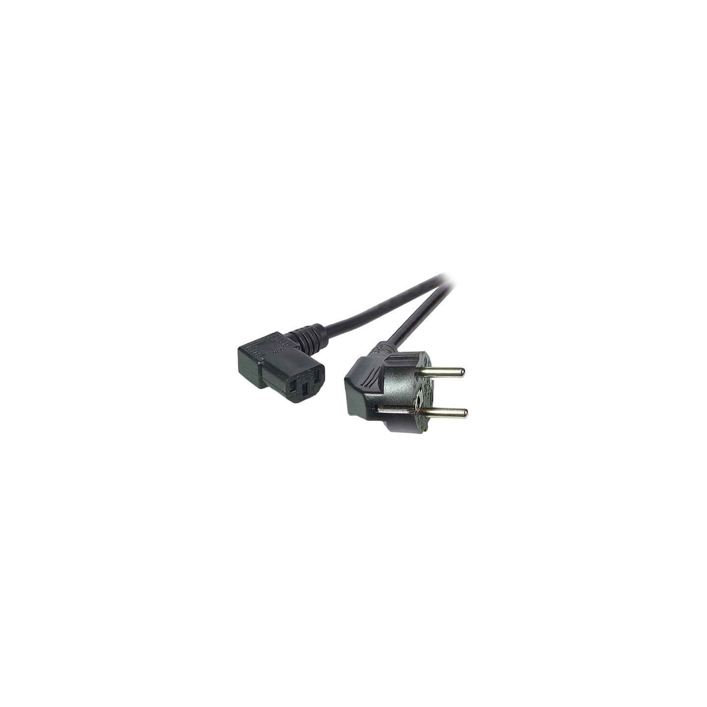 EFB Netzkabel Schutzkontakt 90°-C13 90°.sw.3.0m.3x1.00mm — Buy in Cyprus with Fast Delivery