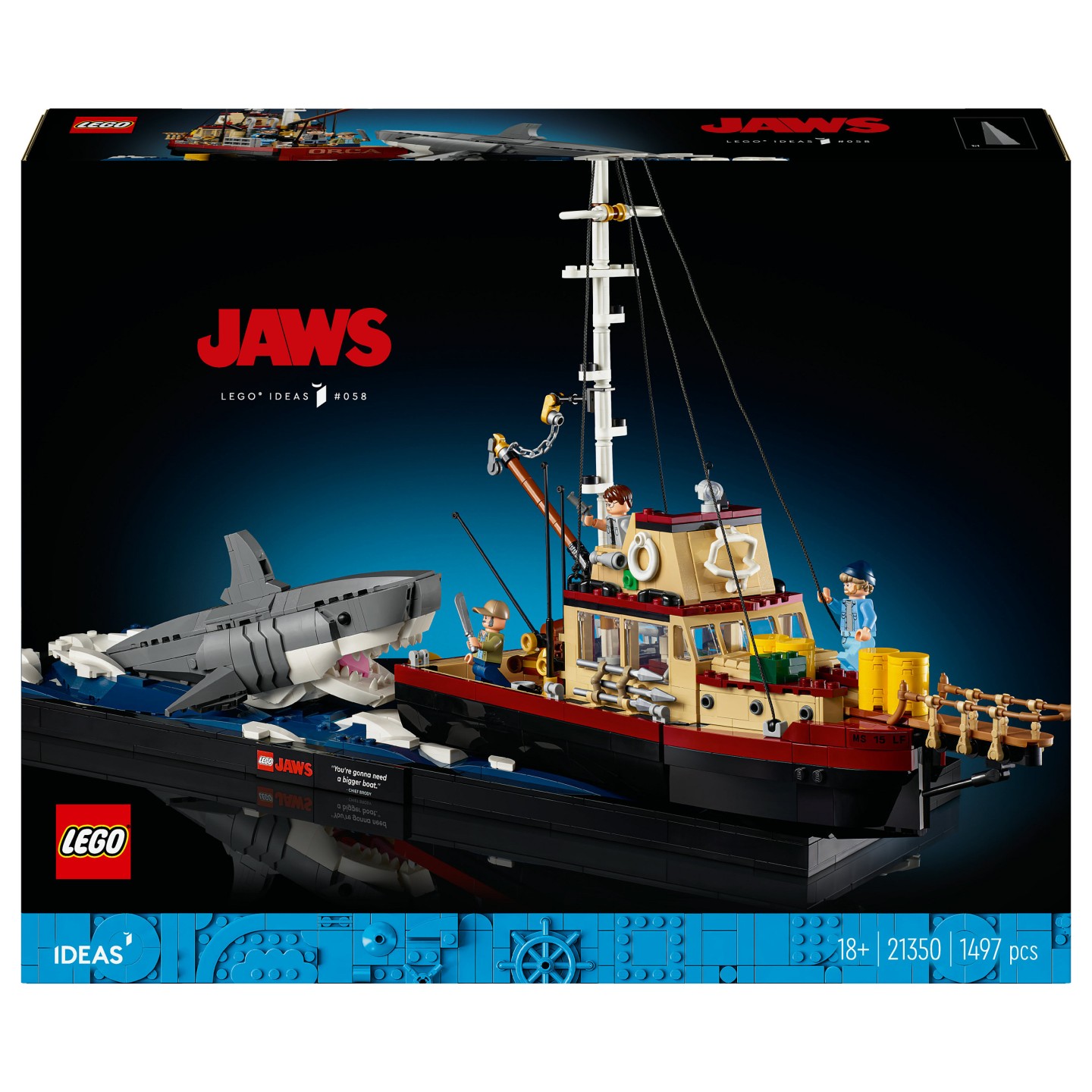 LEGO 21350 Ideas Der weie Hai — Buy in Cyprus with Fast Delivery