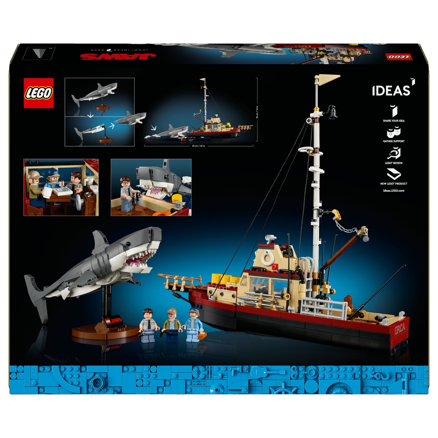 LEGO 21350 Ideas Der weie Hai — Buy in Cyprus with Fast Delivery