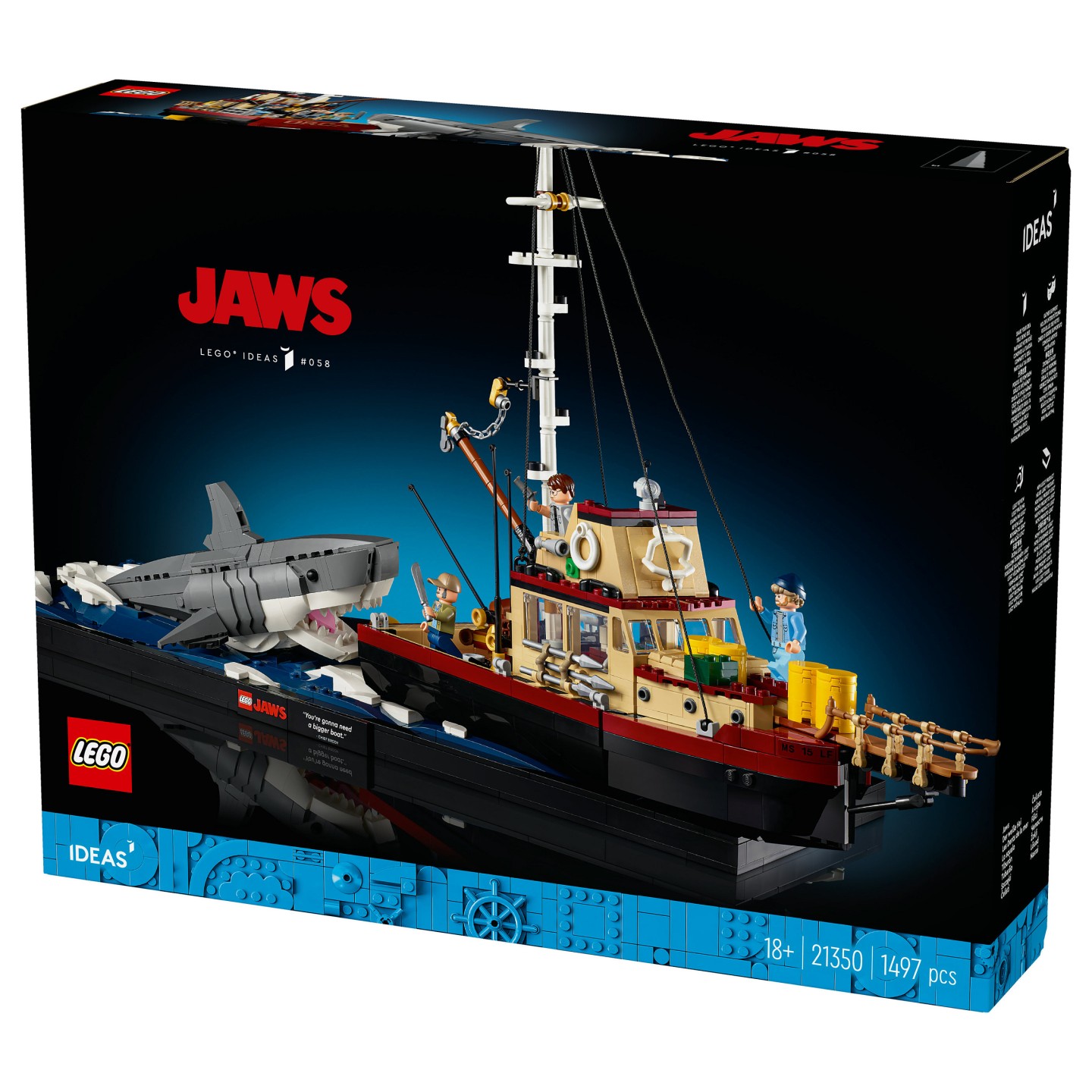 LEGO 21350 Ideas Der weie Hai — Buy in Cyprus with Fast Delivery