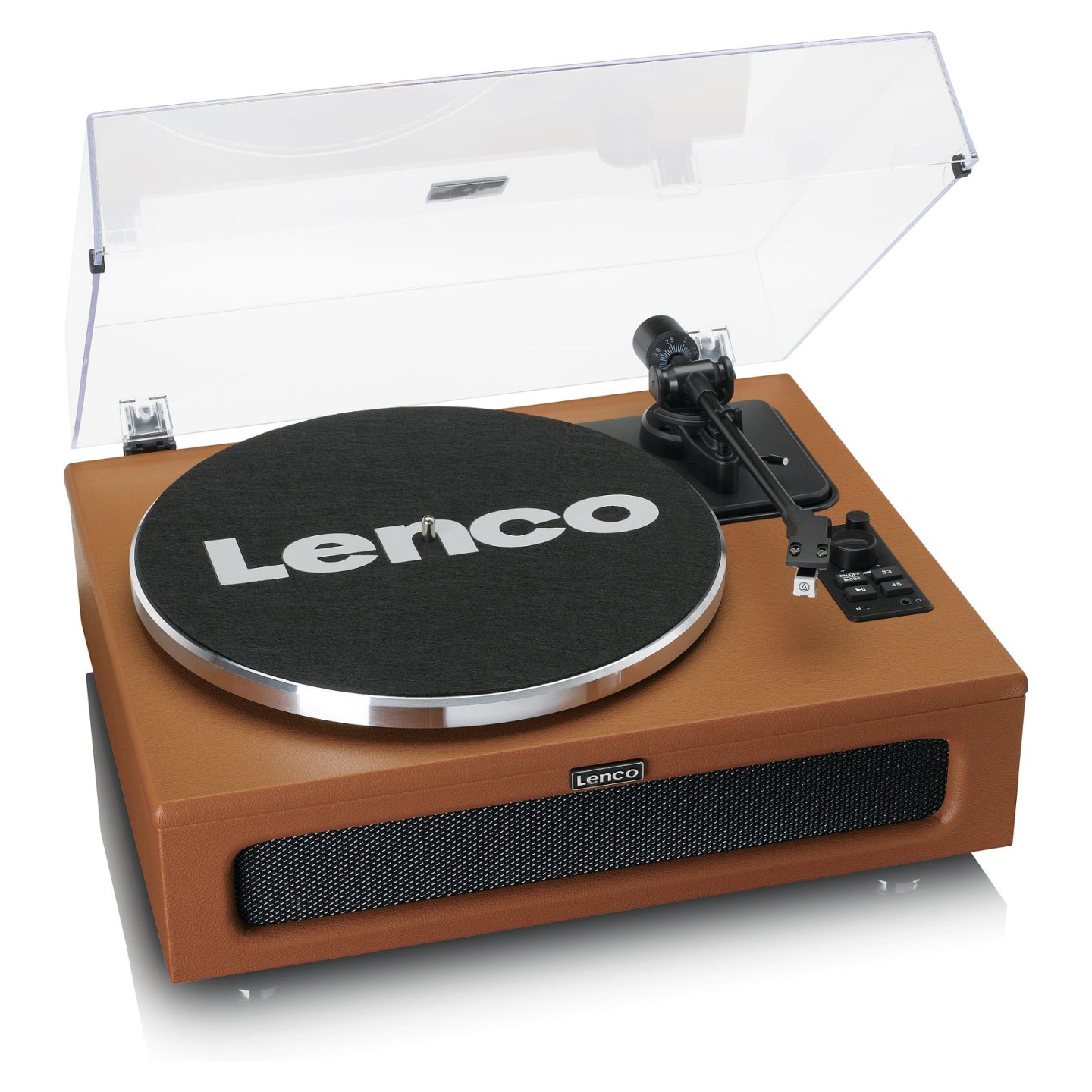 Lenco LS-430 Plattenspieler 4x Lautsprechern BT braun — Buy in Cyprus with Fast Delivery