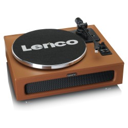 Lenco LS-430 Plattenspieler 4x Lautsprechern BT braun — Buy in Cyprus with Fast Delivery