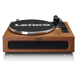 Lenco LS-430 Plattenspieler 4x Lautsprechern BT braun — Buy in Cyprus with Fast Delivery