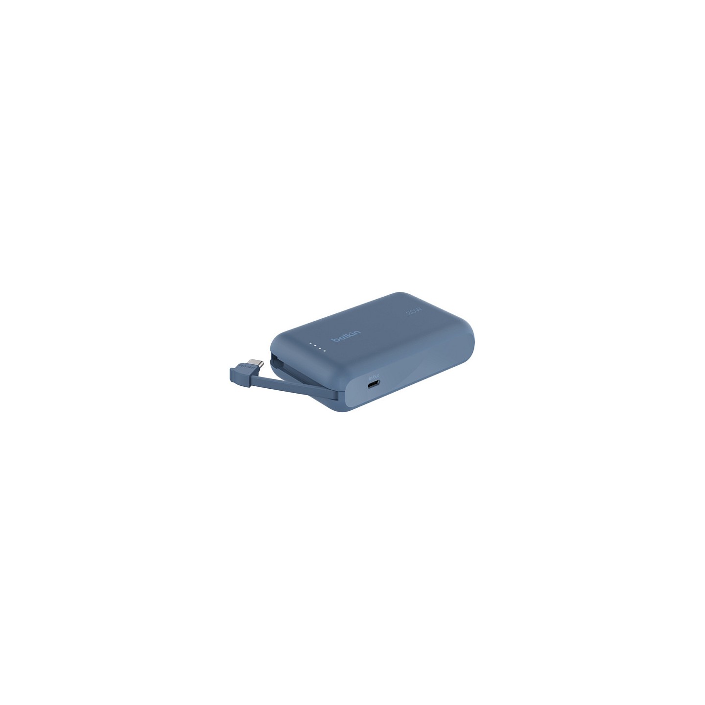 Belkin Powerbank mit integriertem USB-C Kabel. Blau. USB-C. 10.000 mAh — Buy in Cyprus with Fast Delivery