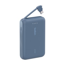 Belkin Powerbank mit integriertem USB-C Kabel. Blau. USB-C. 10.000 mAh — Buy in Cyprus with Fast Delivery