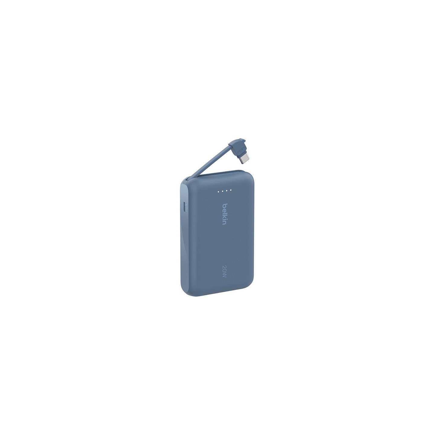 Belkin Powerbank mit integriertem USB-C Kabel. Blau. USB-C. 10.000 mAh — Buy in Cyprus with Fast Delivery