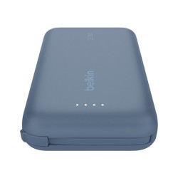 Belkin Powerbank mit integriertem USB-C Kabel. Blau. USB-C. 10.000 mAh — Buy in Cyprus with Fast Delivery