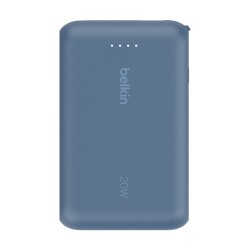 Belkin Powerbank mit integriertem USB-C Kabel. Blau. USB-C. 10.000 mAh — Buy in Cyprus with Fast Delivery