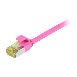 Synergy21 Patchkabel RJ45. CAT6A 500Mhz. 10m. magenta. S-STP(S FTP). slimline rund d4.5mm. TPE LSZH(Superflex). AWG2...
