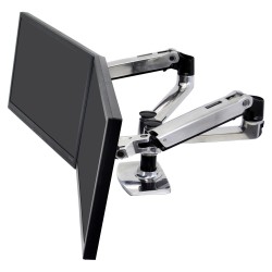 ERGOTRON LX Montagearm fr 2 Monitore nebeneinander bis 68.6cm 27Zoll max.18kg. LCD- oder Laptop-Reichweite von bis zu...