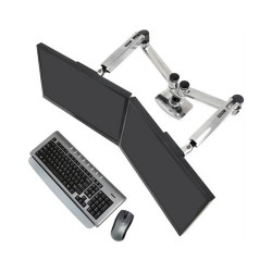 ERGOTRON LX Montagearm fr 2 Monitore nebeneinander bis 68.6cm 27Zoll max.18kg. LCD- oder Laptop-Reichweite von bis zu...