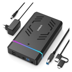 Inateck Festplattengeh.RGB 3.5' USB 3.0 2.5 3.5' SATA H SSD — Buy in Cyprus with Fast Delivery