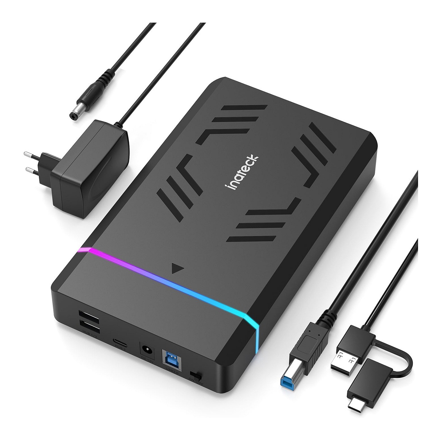 Inateck Festplattengeh.RGB 3.5' USB 3.0 2.5 3.5' SATA H SSD — Buy in Cyprus with Fast Delivery