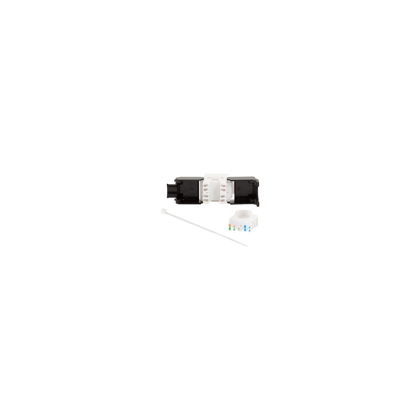 LogiLink Keystone CAT6a RJ45 Buchse UTP AWG 22-26 180° Werkzeuglos — Buy in Cyprus with Fast Delivery